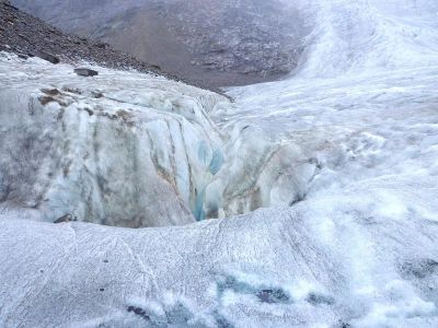 009-Gletscherspalten im Unteren Keesboden